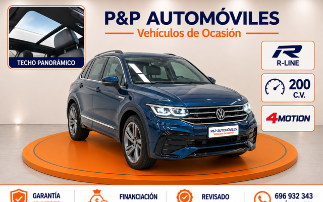 VOLKSWAGEN Tiguan Tiguan 2.0TDI R-Line 4Motion DSG 147kW - 35875€ en Alcala de guadaira