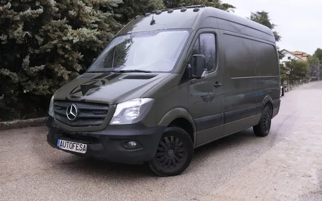 Mercedes-benz Sprinter 316 NGT GAS GNC 3.5T MEDIO ALTO 156CV CAMPER 2P # NAVY