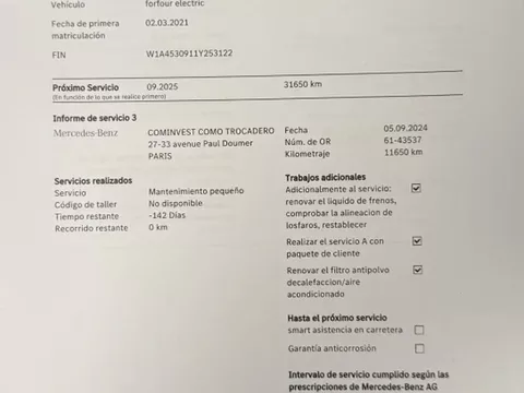 SMART Forfour Forfour EQ Prime