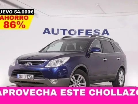 HYUNDAI ix55 3.0 CRDI VGT STYLE AUTO 240CV AWD 7 PLAZAS 5P # CUERO,TECHO ELEC,NAVY,PARKTRONIC