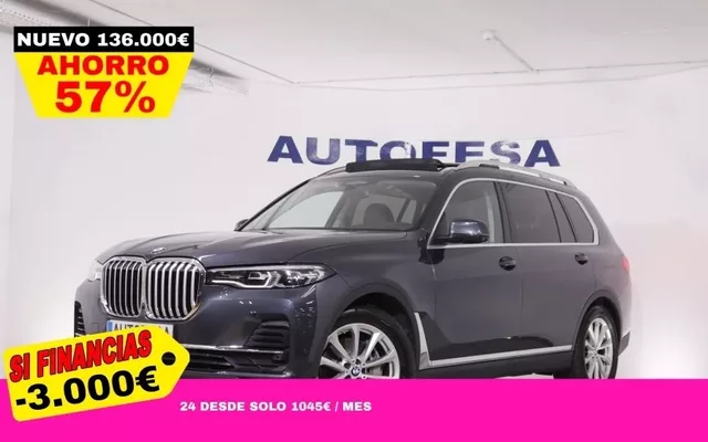 BMW X7 40D XDRIVE AUTO 340CV 7 PLAZAS 5P OPCIONALES 7991EUROS #IVA DEDUCIBLE, TECHO PANORAMICO ELE