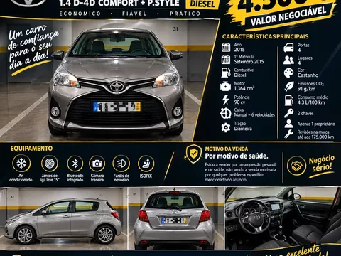 Toyota Yaris 1.4 D-4D Comfort+P.Style