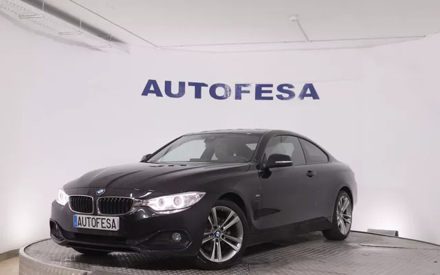 BMW 420 SERIE 4 420D COUPE SPORT AUTO 190CV 2P # CUERO, NAVY, PARKTRONIC