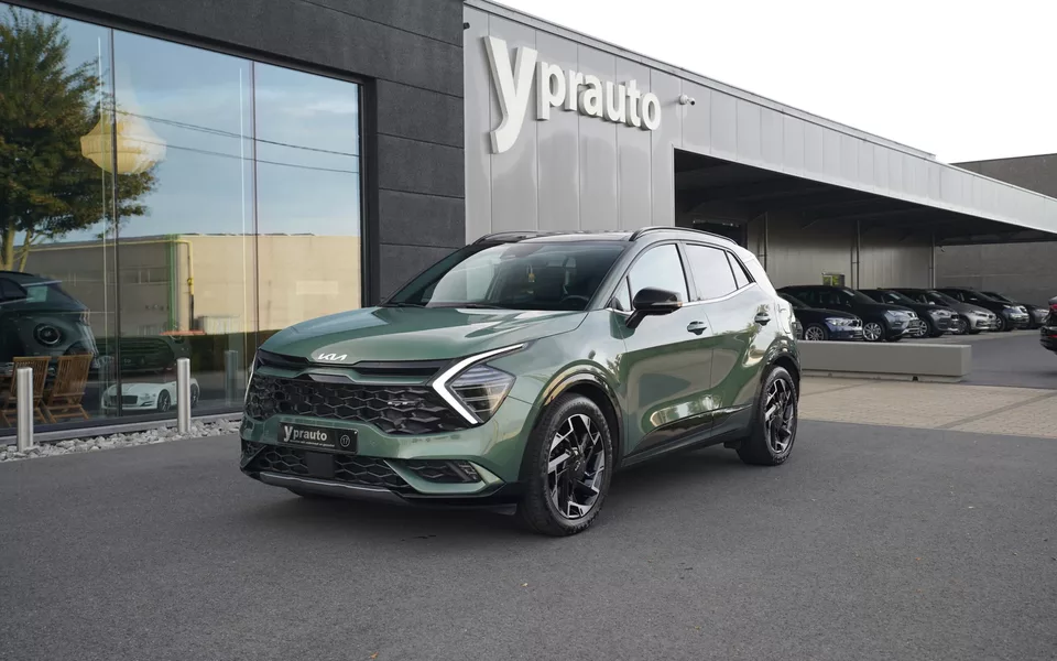 Kia Sportage 1.6T-GDi MHEV GT-LINE AUT Digitaal dashboard Panorama ACC Apple Android Camera360 PDC 4 Verwarmde zetels/stuur Navigatie DAB Keyless 19″Alu Sfeerlicht Dode hoek