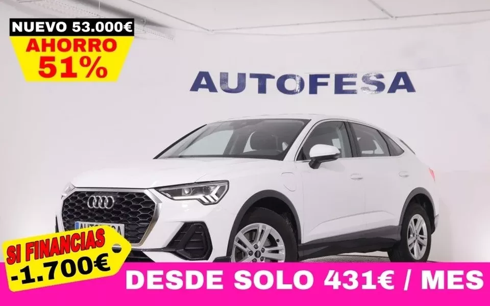AUDI Q3 SPORTBACK 45 TFSIe AUTO 245CV 5P # IVA DEDUCIBLE,PARKTRONIC,CAMARA TRASERA