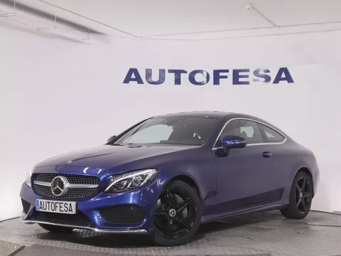 Mercedes-benz C 300 CLASE C 300 COUPE 9G-TRONIC AMG 245CV 2P # CUERO,NAVI,PARKTRONIC