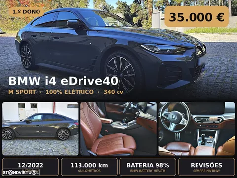 BMW i4 eDrive40 Pack Desportivo M