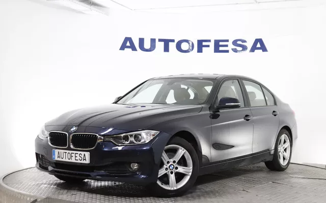 BMW 320 SERIE 3 320D AUTO 184CV 4P # CUERO,NAVY,BIXENON,PARKTRONIC