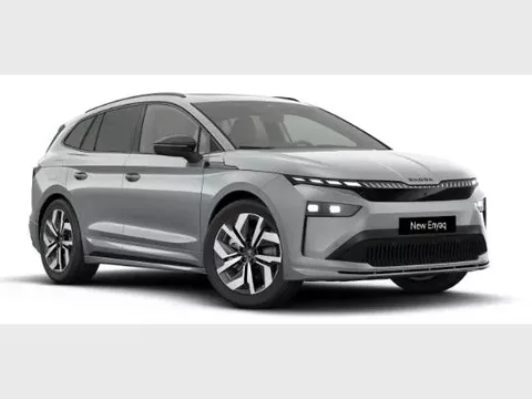 SKODA Enyaq Enyaq 85 Sportline 82 kWh 210 kW 1v (Inklapbare trekhaak, pack max, panoramisch open dak) - 5 jaar g