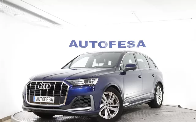 Audi Q7 3.0 HEV 50TDI S-LINE QUATTRO AUTO 7 PLAZAS 286CV 5P # IVA DEDUCIBLE, CUERO, NAVY