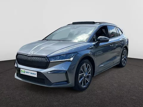 SKODA Enyaq SPORTLINE🏁 82KWH🔋 285PK⚡ PANODAK TREKHAAK CAMERA CARPLAY