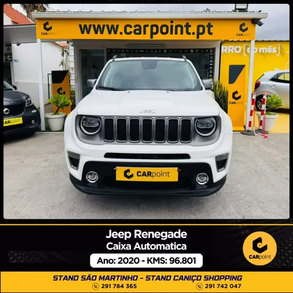 Jeep Renegade 2020 Automático 1.6cc Multijet 120cv