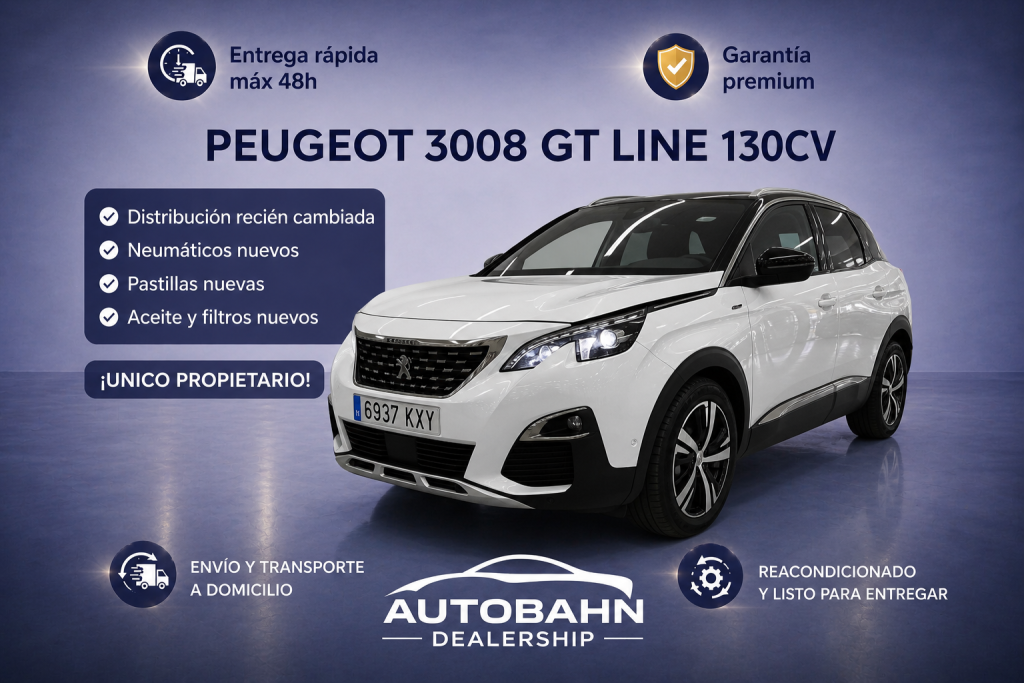 PEUGEOT 3008 SUV 3008 1.2 S&S PureTech GT Line 130