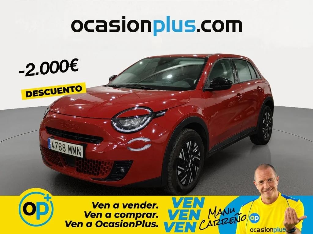 FIAT 600 600e 115kw 54kwh Red