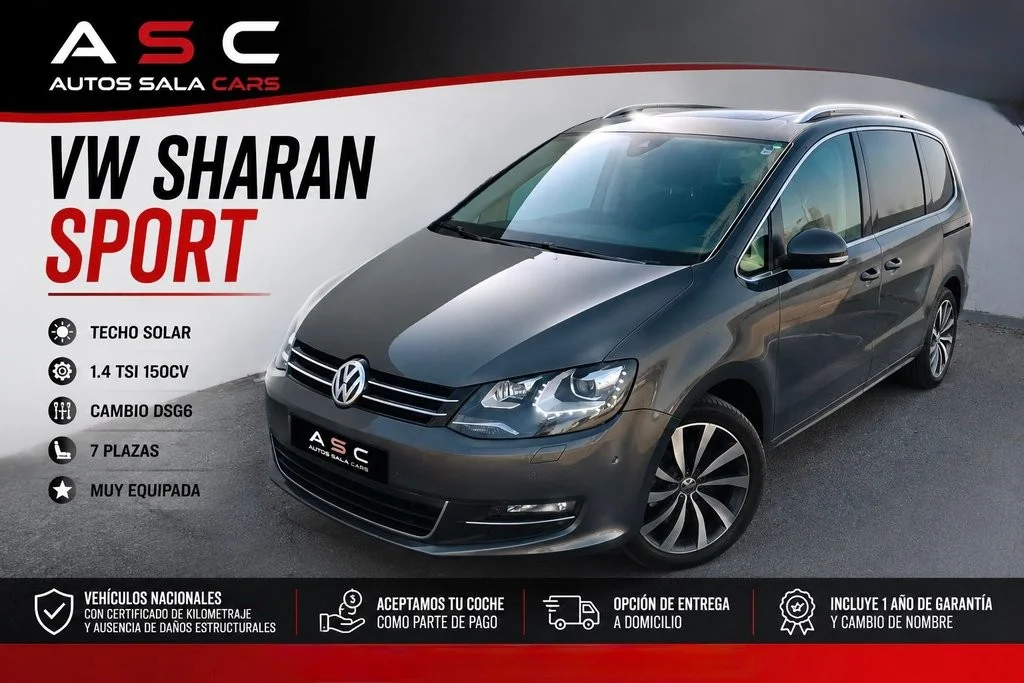 VOLKSWAGEN Sharan Volkswagen Sport 1.4 TSI 110kW (150CV) DSG
