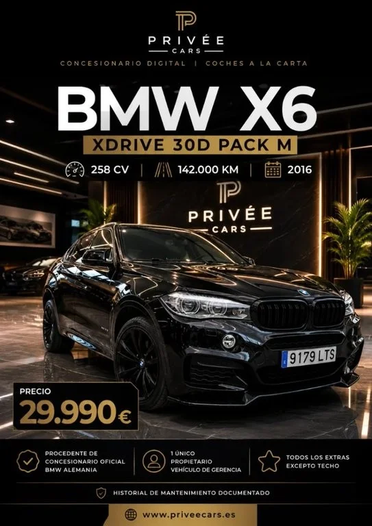 BMW X6 F16 30d 258 xDrive 5p Aut