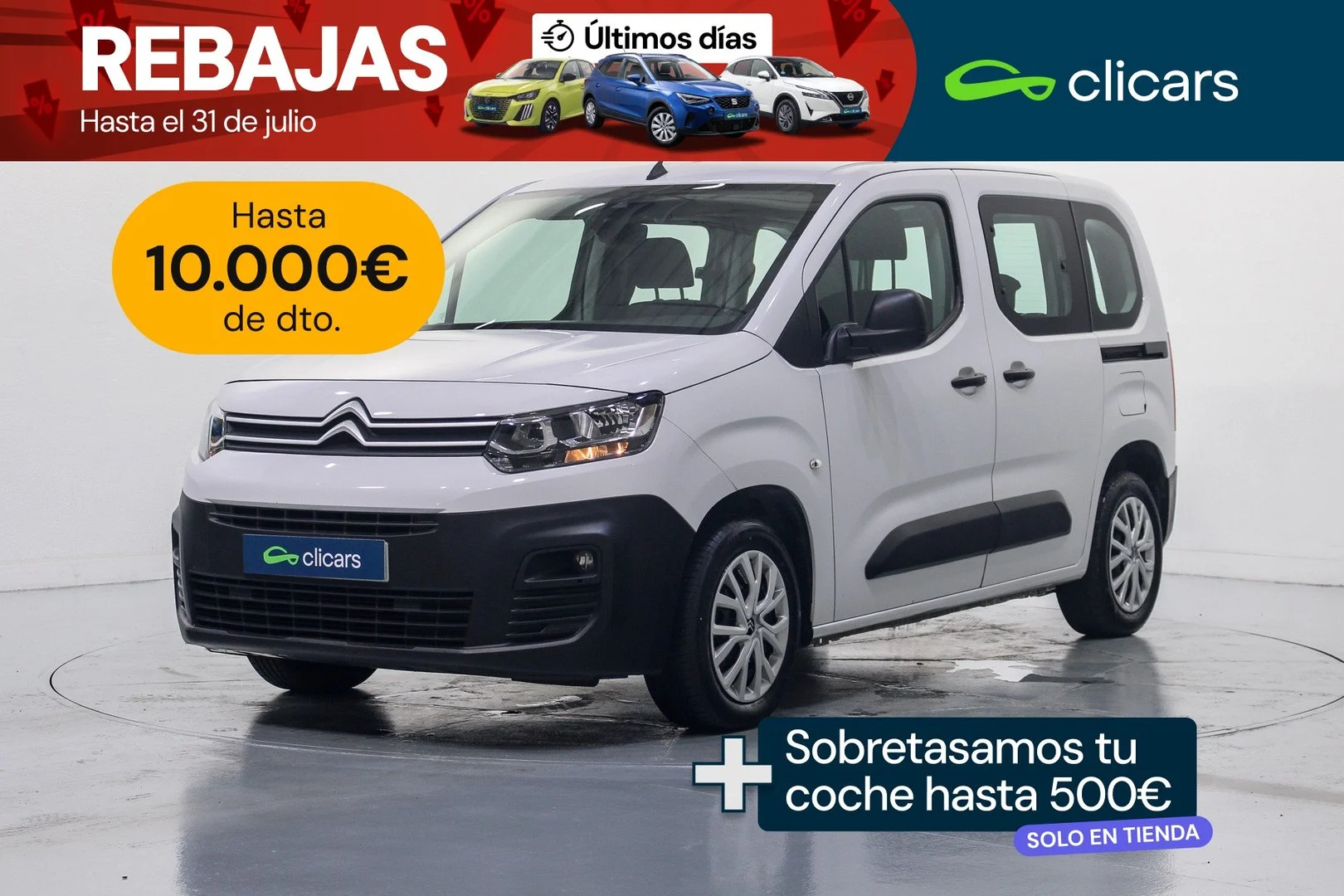 CITROEN Berlingo M1 Berlingo BlueHDi S&S Talla M Live Pack 100