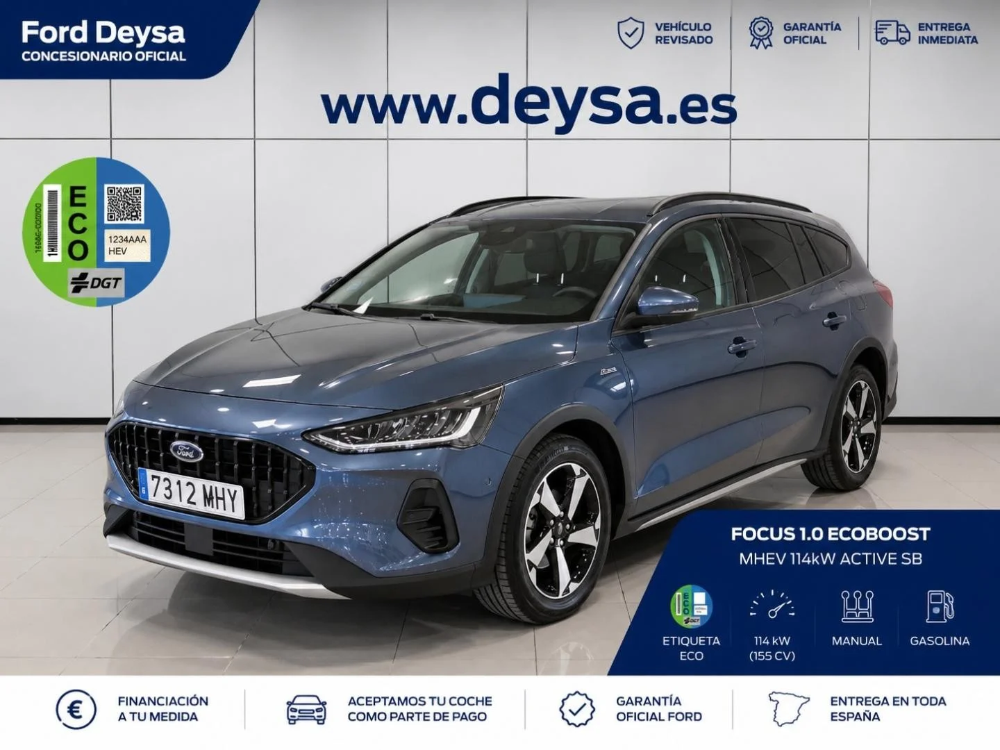 FORD Focus Focus 1.0 Ecoboost MHEV Active 155