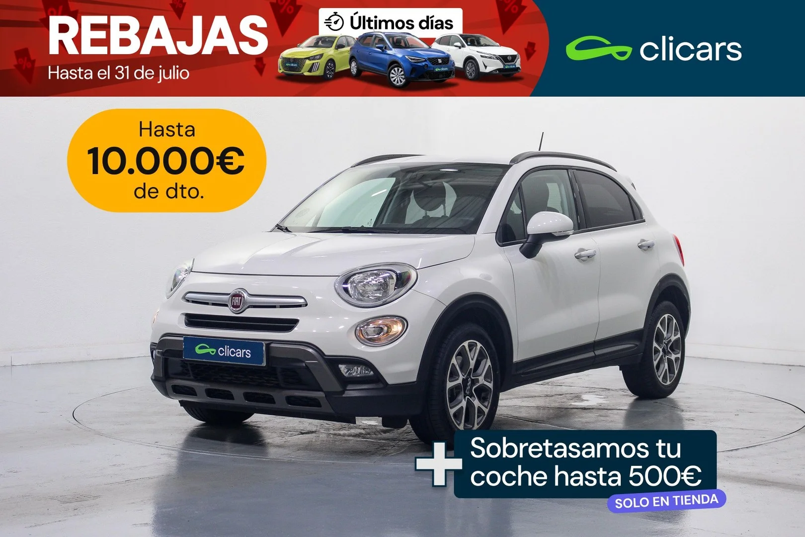 FIAT 500X 500X 1.6Mjt City Cross 4x2 DDCT 88kW