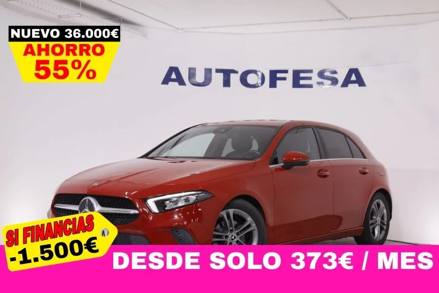 MERCEDES-BENZ Clase A CLASE A CLASE A180D AUTO 109CV 5P # NAVY,PARKTRONIC,FAROS LED,CAMARA TRASERA