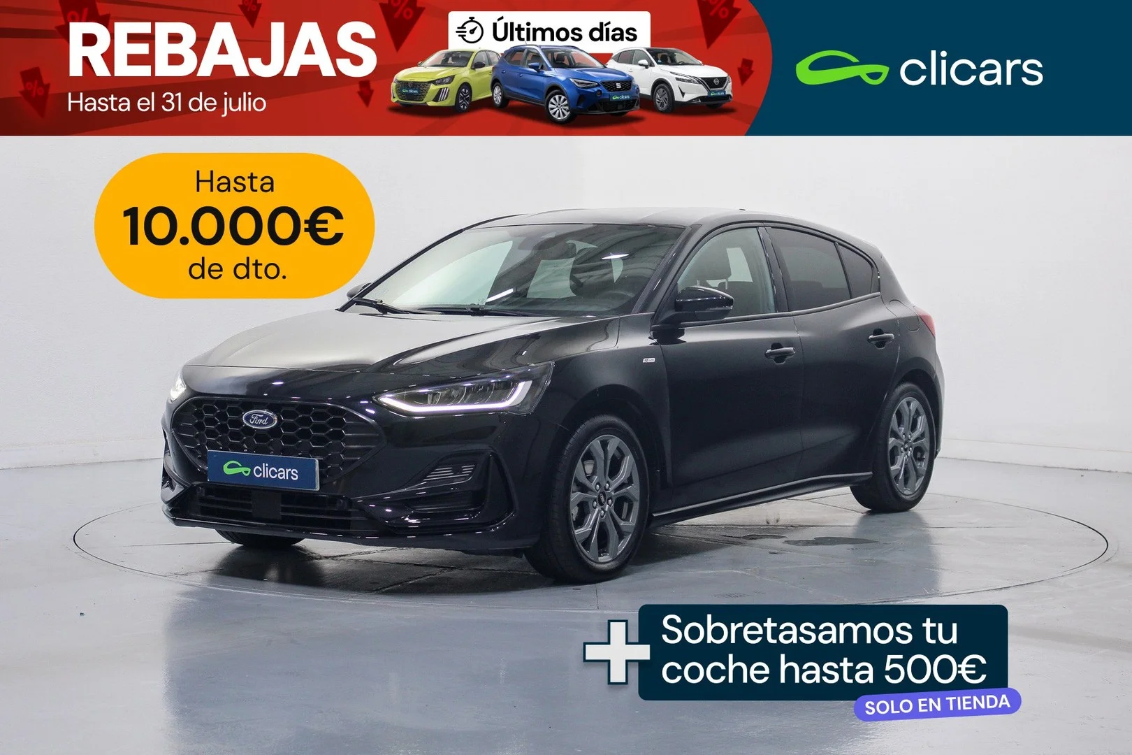 FORD Focus Focus 1.0 Ecoboost MHEV ST-Line 155