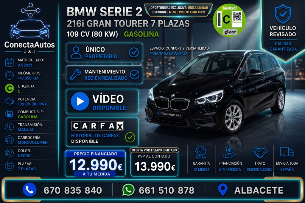 BMW Serie 2 218iA Gran Tourer