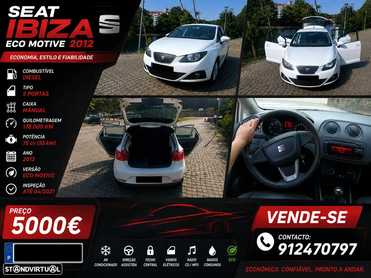 SEAT Ibiza 1.2 TDI CR Ecomotive Reference Viva