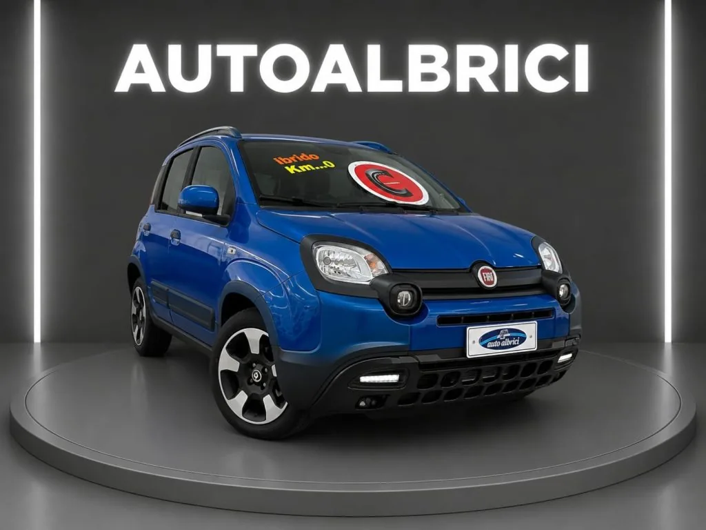 FIAT Pandina 1.0 FIREFLY 65 CV HYBRID CROSS KM 0 km 0 Elettrica/Benzina Azzurro metallizzato