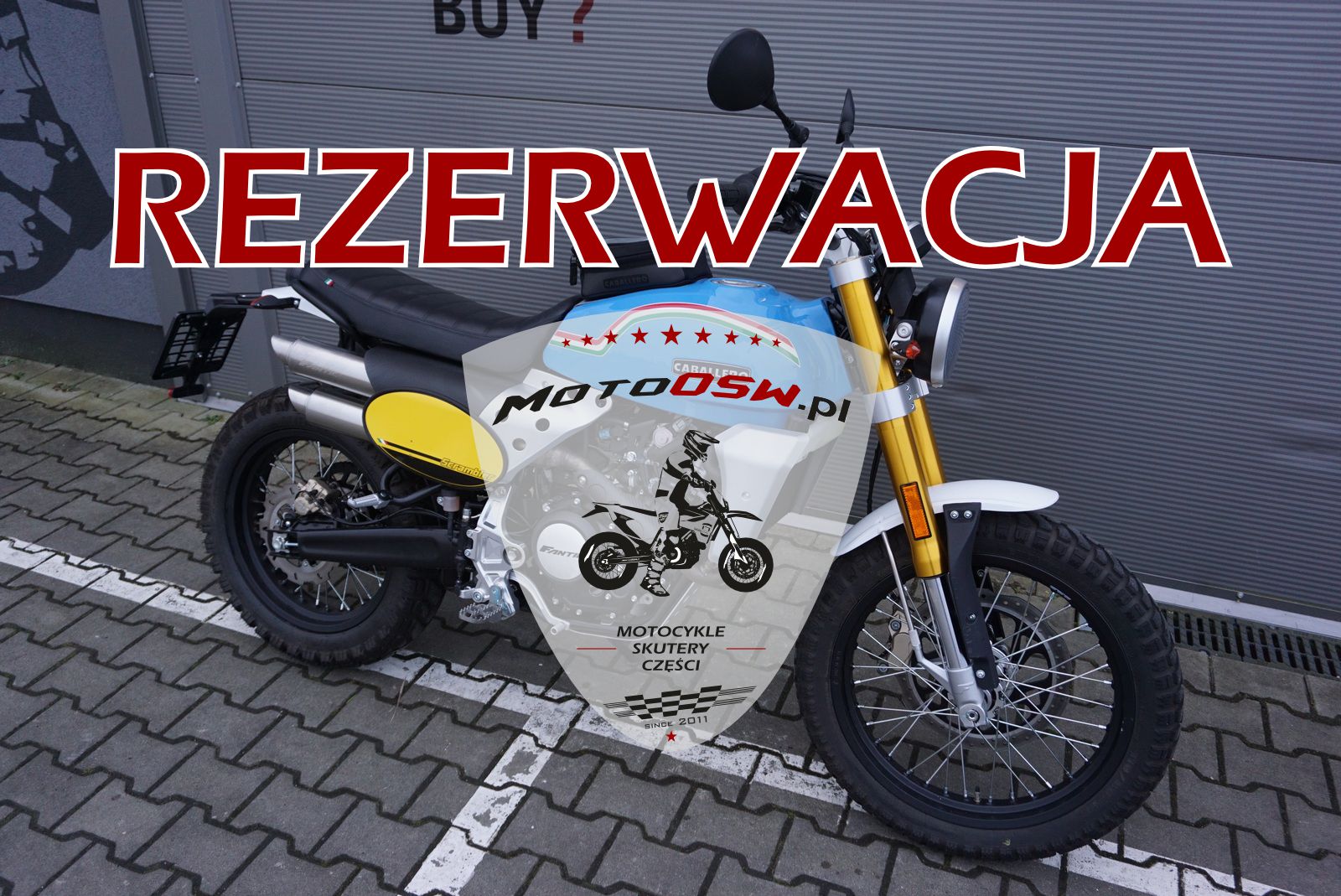 Fantic Caballero 125 Scrambler BLUE | REZERWACJA