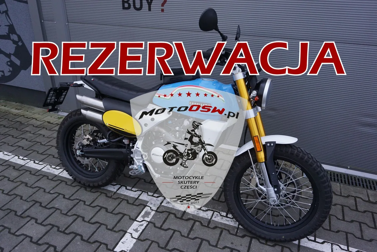Fantic Caballero 125 Scrambler BLUE | REZERWACJA