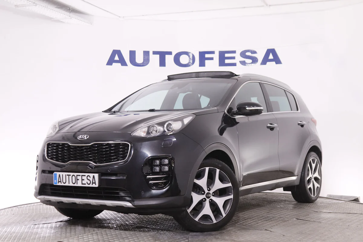 Kia Sportage 1.6 TGDI GT LINE 4X4 177CV 5P # CUERO, TECHO ELEC PANORAMICO, NAVY, PARKTRONIC