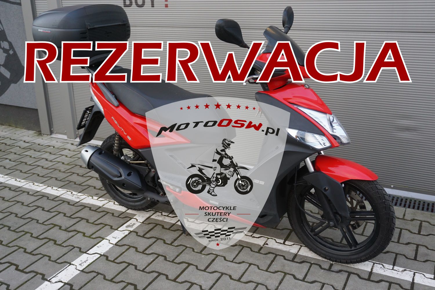 Kymco Agility 125 +KUFER REZERWACJA