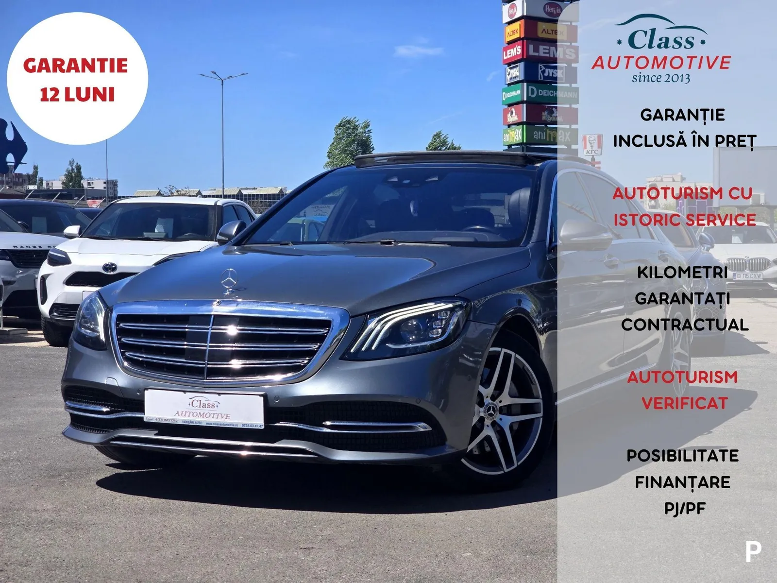 Mercedes-Benz Clasa S 2018 450 4MATIC Long Aut.