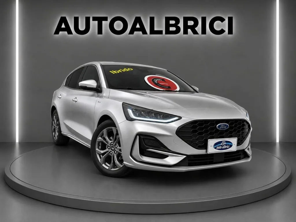 FORD Focus 1.0 ECOBOOST 125 CV HYBRID ST-LINE usato Elettrica/Benzina Argento metallizzato