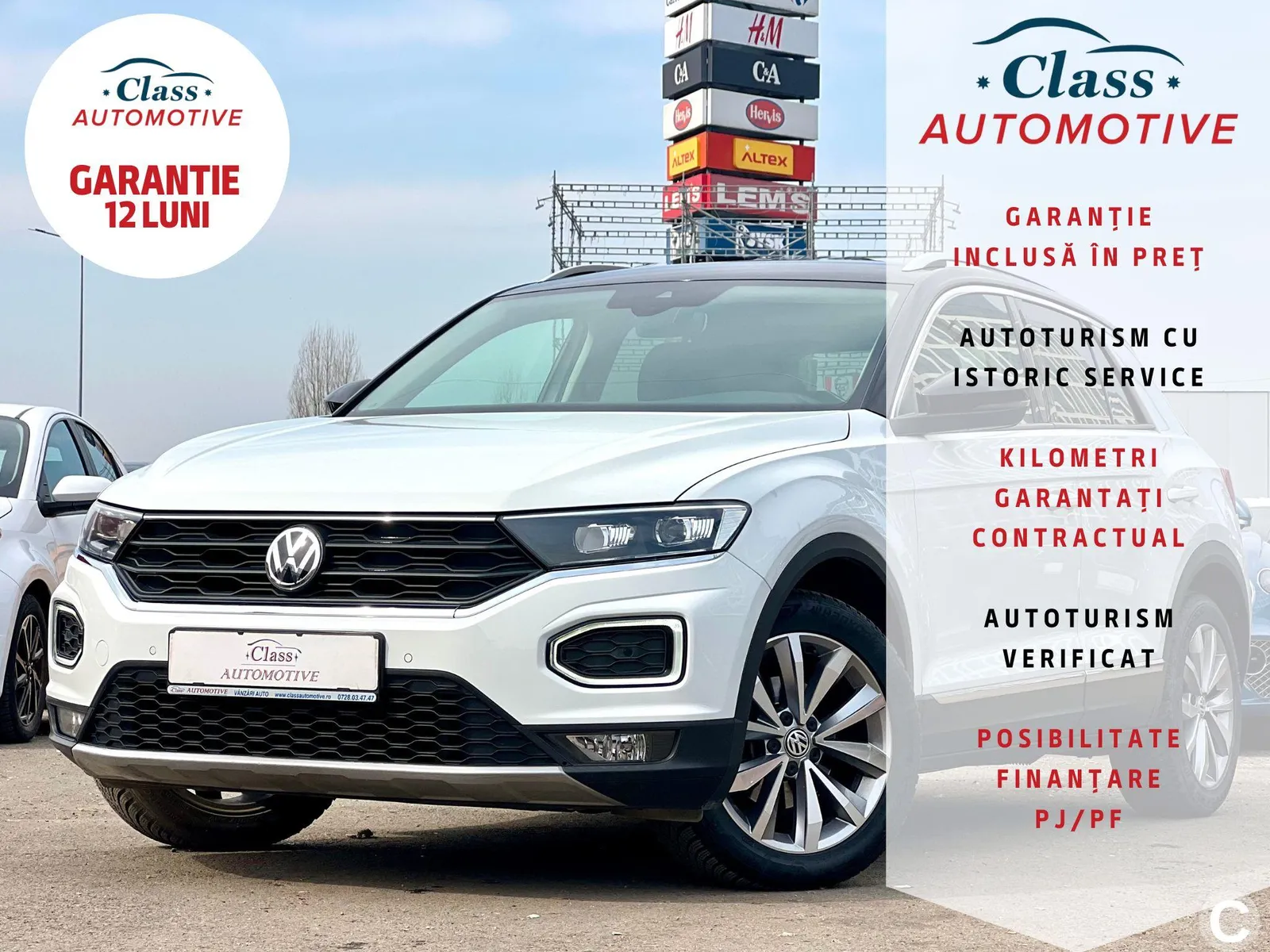 Volkswagen T-Roc 1.5 TSI DSG 150 CP - Prim proprietar - Garantie